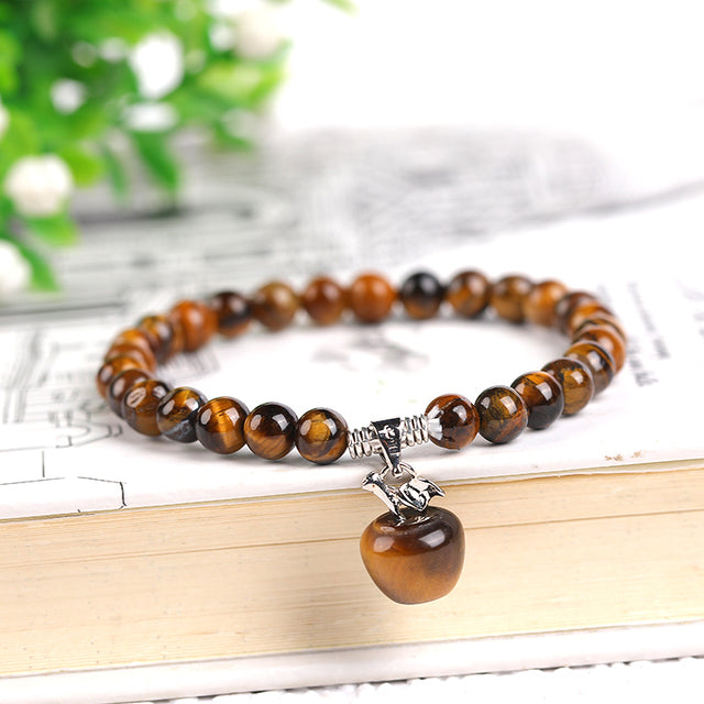 1PC Natural Tigers eye Bracelets Crystals Charm Raw Simple Colour Mineral Jewelry Healing Stone For Ladies Reiki Jewelry Gifts